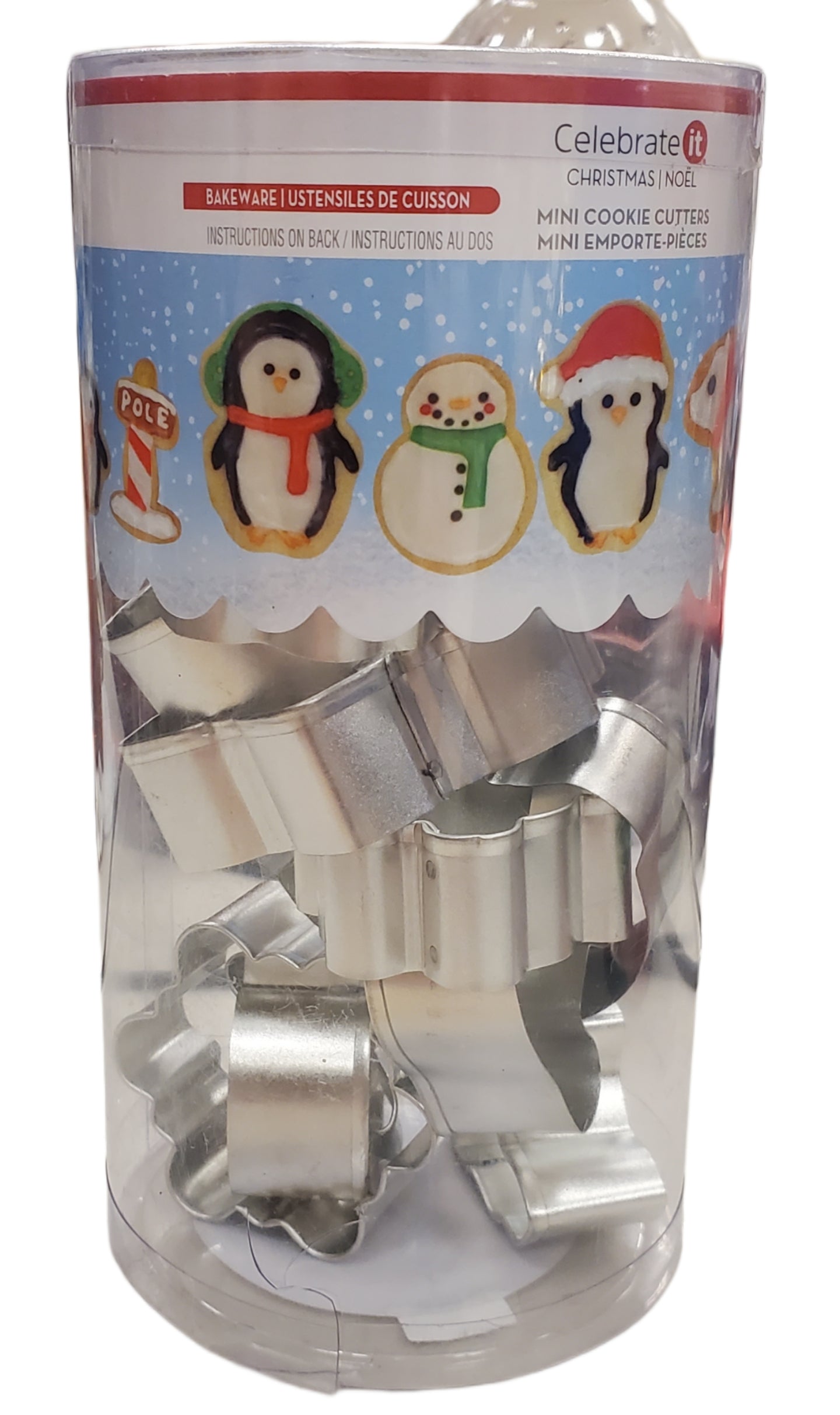 12 Piece Mini Christmas Cookie Cutters Set