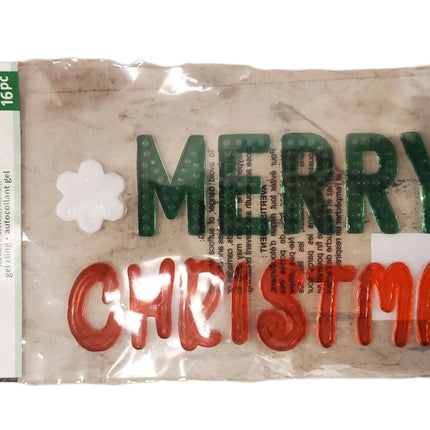 Creatology Christmas Gel Clings, 16-Piece Set