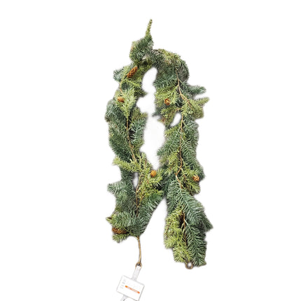 Soft Pine & Mini Pinecone Christmas Garland 6ft