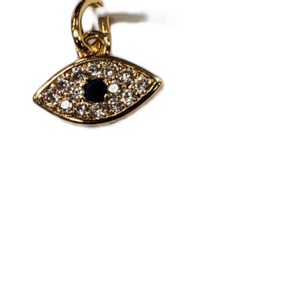 14K Gold Flashed Charms - Crystal & Stone Accents