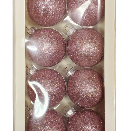 Ashland 8-Piece Glass Christmas Ornaments Set