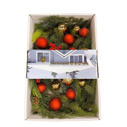 Ashland 6ft Christmas Garland with Ornaments & Berries