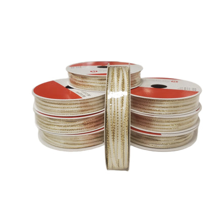 Gold Braid Christmas Ribbon, 1/8" x 108 ft