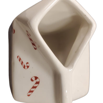 Peppermint Lane Christmas Candy Cane Holder 4x4x3