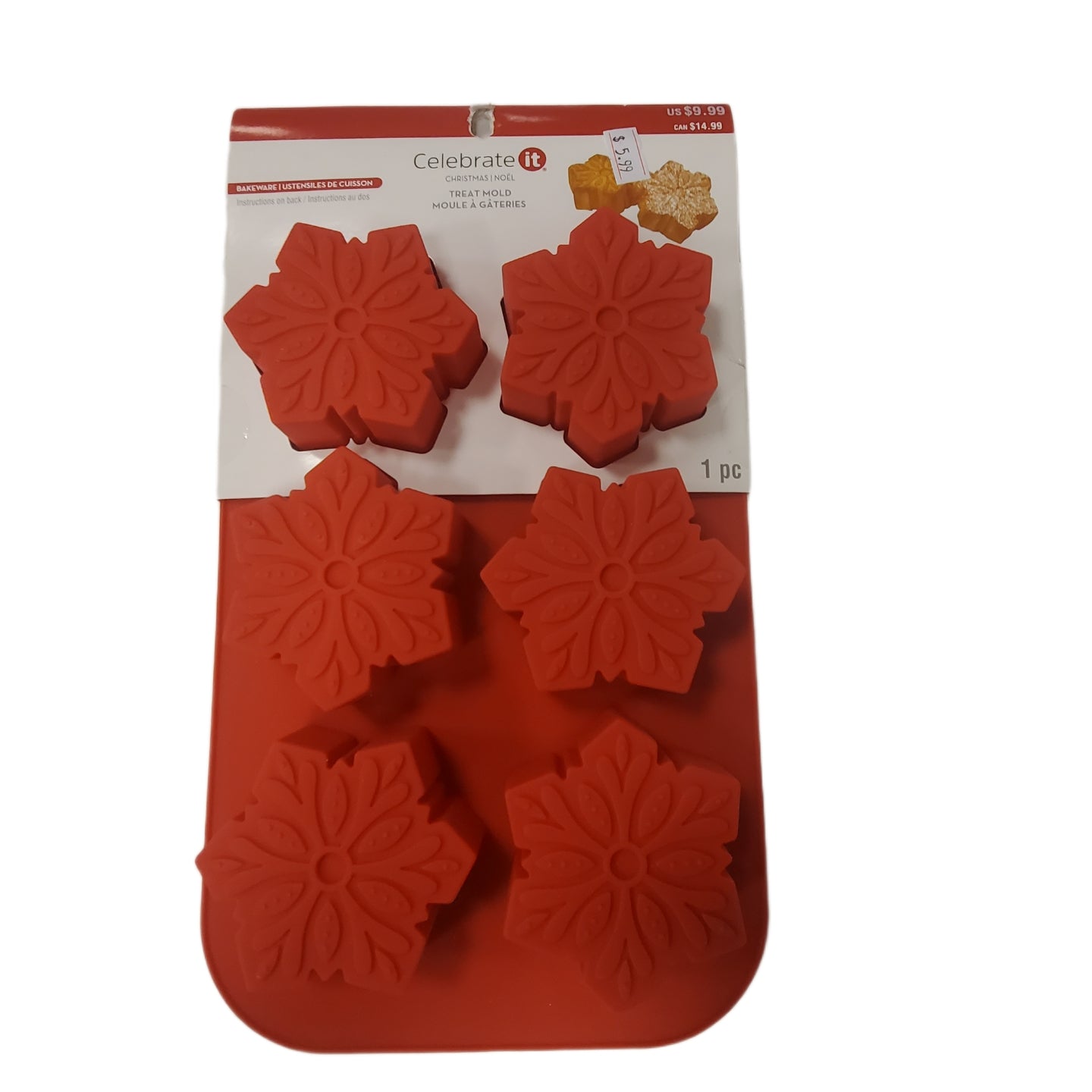 Christmas Winter Silicone Baking Molds, Multi-Shape