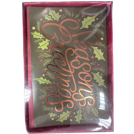 Seasons Greetings Cards 10 Sets