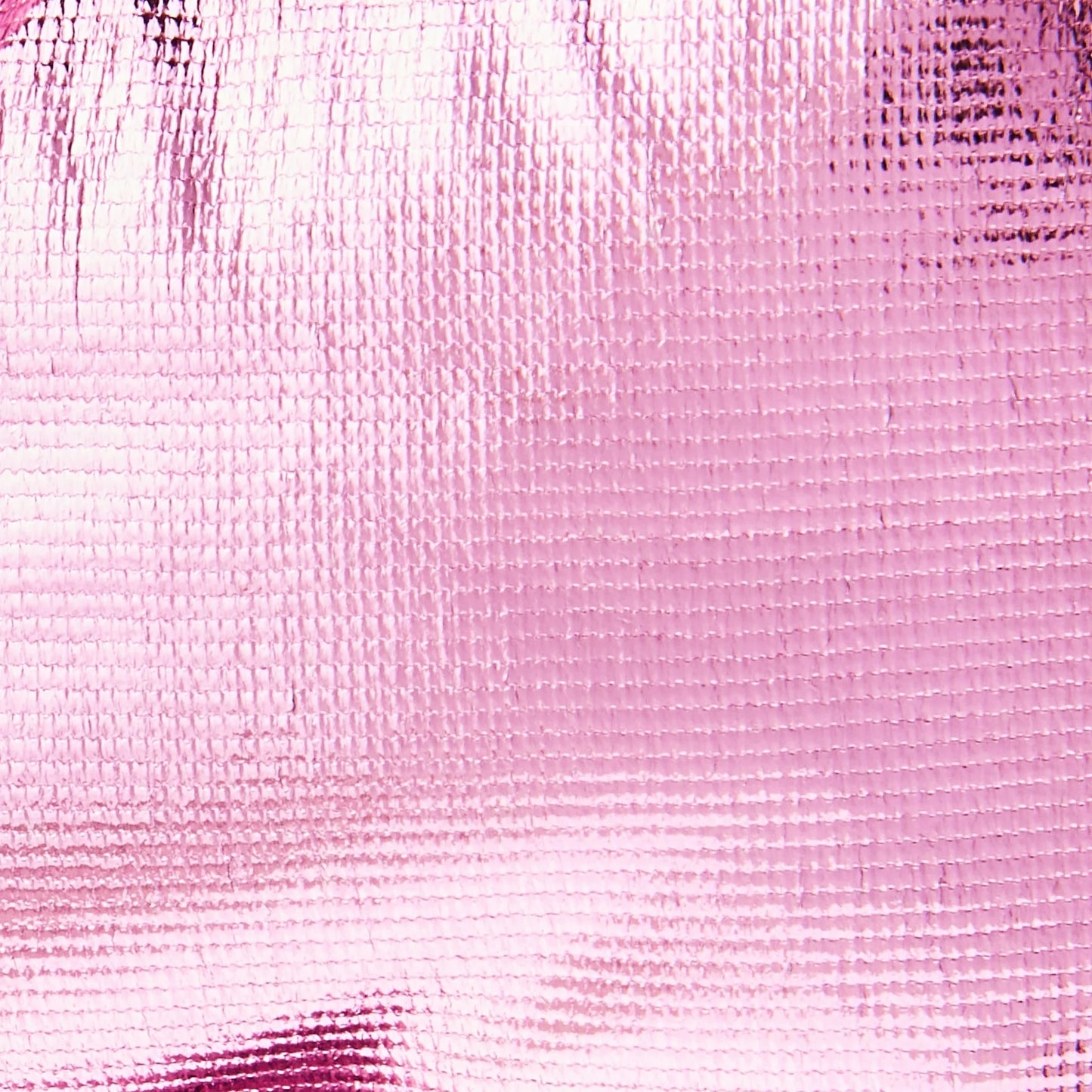 Easter Pink Metallic Fabric Basket