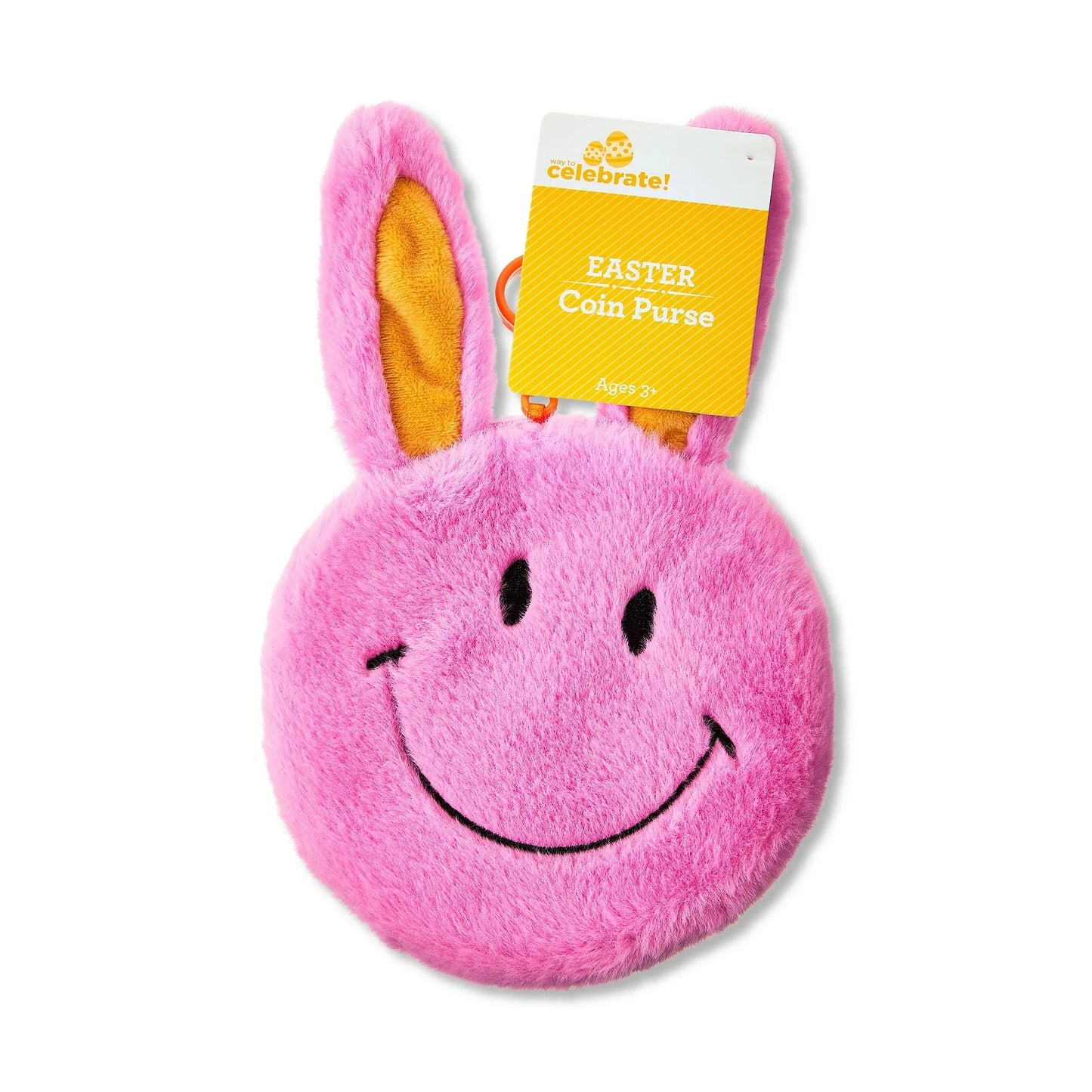 Pink Smiley Easter Coin Purse – Way To Celebrate
