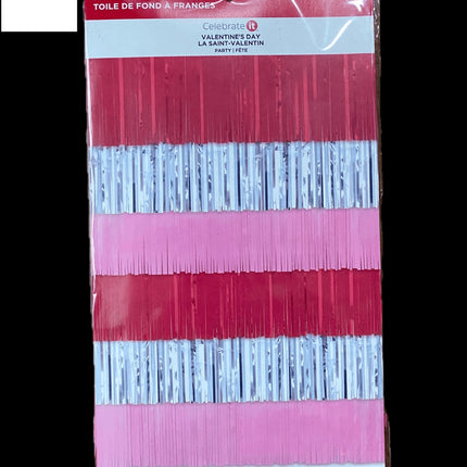 Valentine's Day Fringe Backdrop - Home Decor
