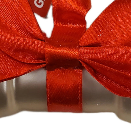 Ashland Glass Raw Hide Dog Bone Shaped Christmas Ornament