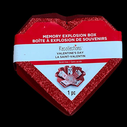 Recollections Valentine's Day Memory Explosion Box Red