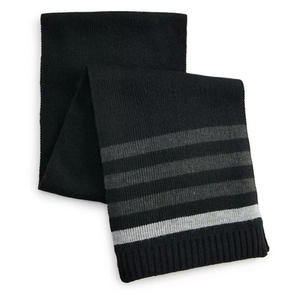 APT. 9 Black Gradient Brushed Knit Scarf