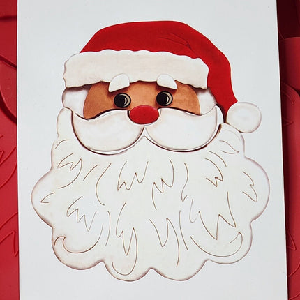 Santa Claus Red Silicone Cake Mold - Holiday Baking