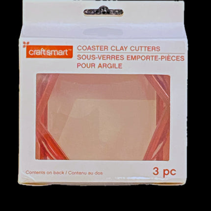 Craft Smart 3-Piece Clay Coaster Cutters Set