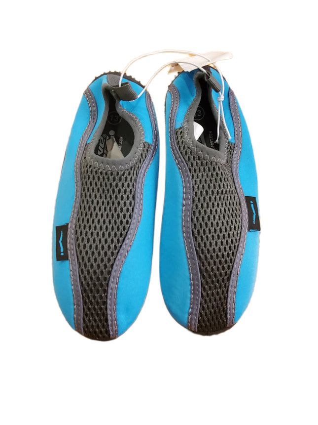 Wave Runner Water Shoes Blue Grey Size 9 Little Kids