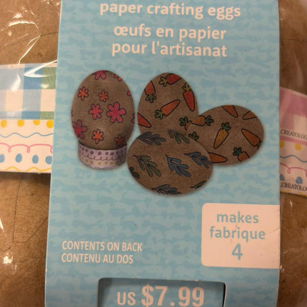 Creatology 4-Pc Small Paper Crafting Easter Eggs Set