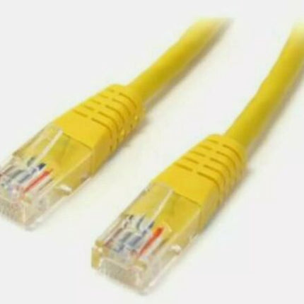 Cat5e Patch Cable 10ft – Yellow RJ45 Molded