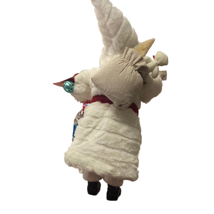 Ashland Christmas White Cloak Santa Decoration 17x8in