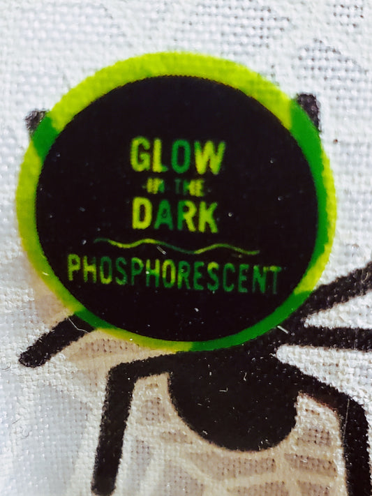 CELEBRATE IT HALLOWEEN WIRED RIBBON, GLOW IN THE DARK 1.5 IN X 25 FEET