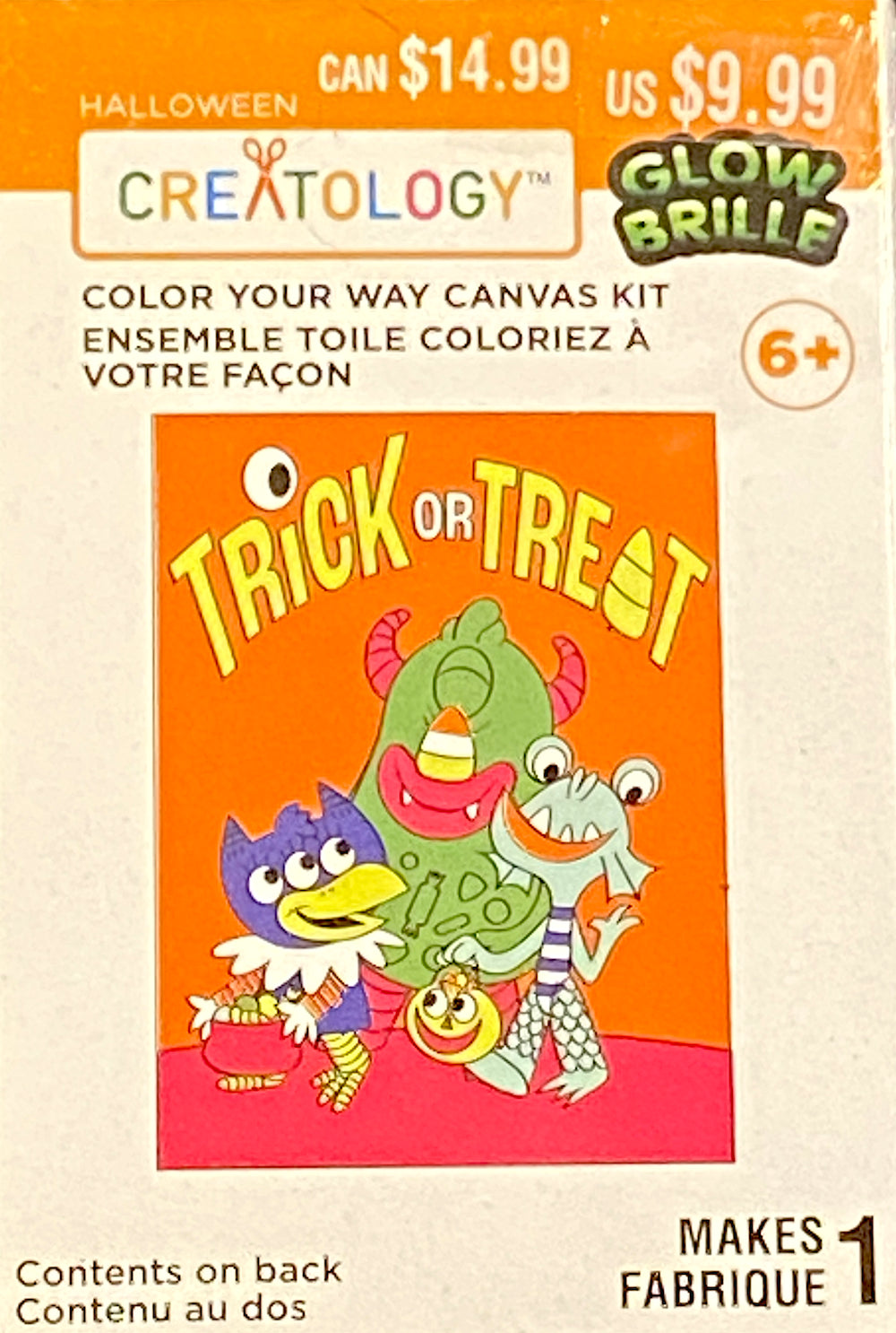 Creatology Color your Way Canvas Kit "Trick or Treat"