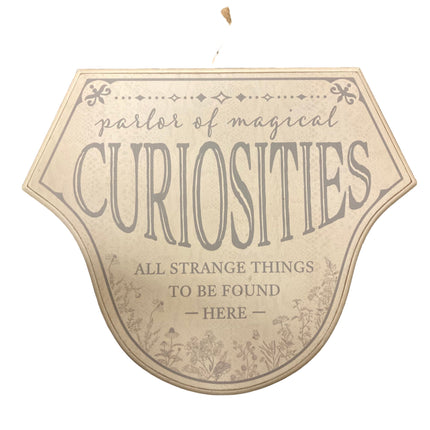 Ashland Halloween Parlor of Curiosities Sign 12.5x16in