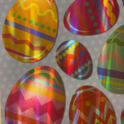 Easter Egg Window Clings – Holographic Designs