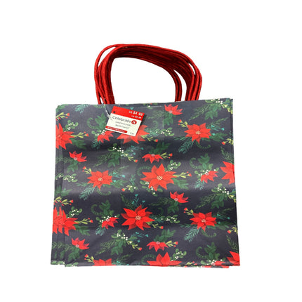 Celebrate it Floral Christmas paper bags 8"x10"