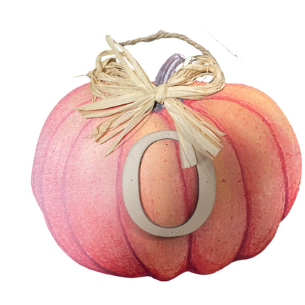 Ashland Fall O Letter Pumpkin Wall Decor 6x7in