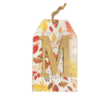Ashland Fall Letter M Wall Sign 8x5in