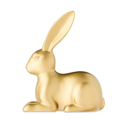 Way To Celebrate Easter Gold Sitting Bunny Decor