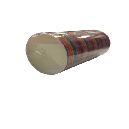 Ashland Day of the Dead Colorful Pillar Candle 6”x3”x3”