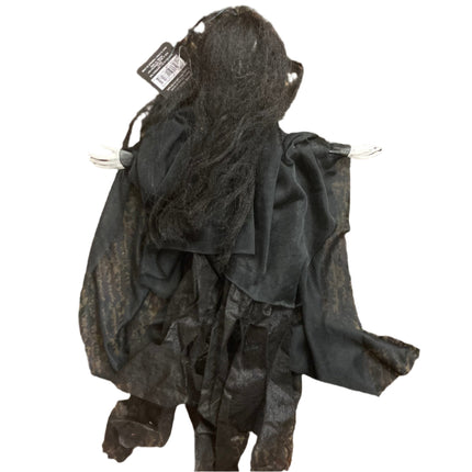 Ashland Halloween Hanging Black Hair Doll Decoration 16in