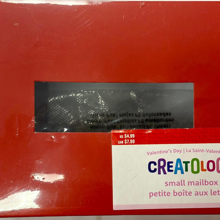 Creatology Valentine Mailbox Small Red 8x5.5x4