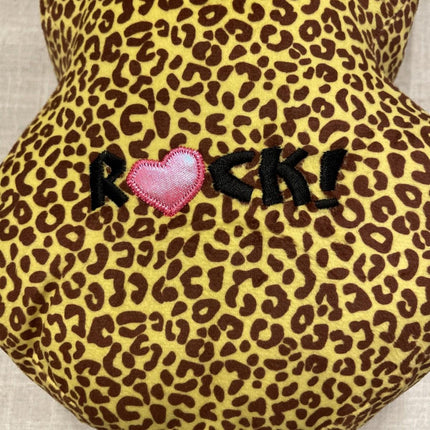 Peeps Emo Bunny Plush – 14 Inch Leopard Rocker