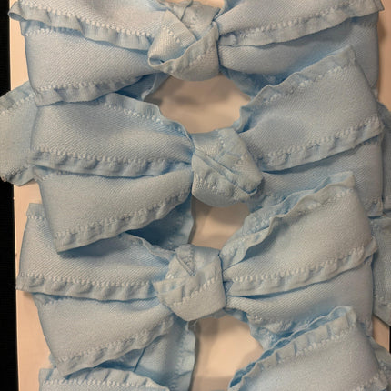 Celebrate It Easter Ruffle Bows – Light Blue, 4‑Piece Set