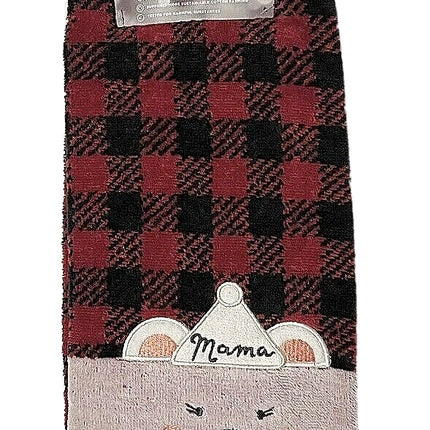 Monogrammed Christmas Hand Towels – Set of 2