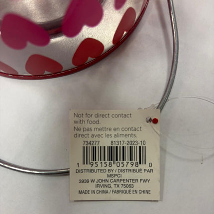 Valentine's Day Tin Container by Celebrate IT - 5in*5in*6.25in