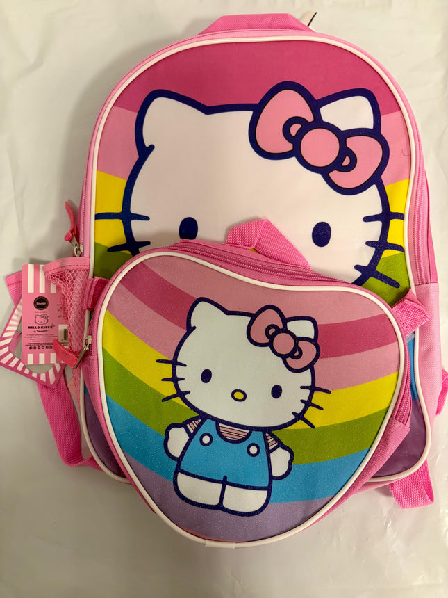 Hello Kitty Rainbow Backpack &amp; Lunch Bag Set