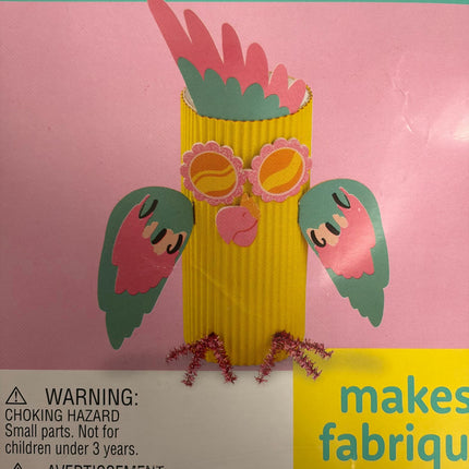 Creatology Summer Craft Kit – Paper Roll Parrot (Makes 1)