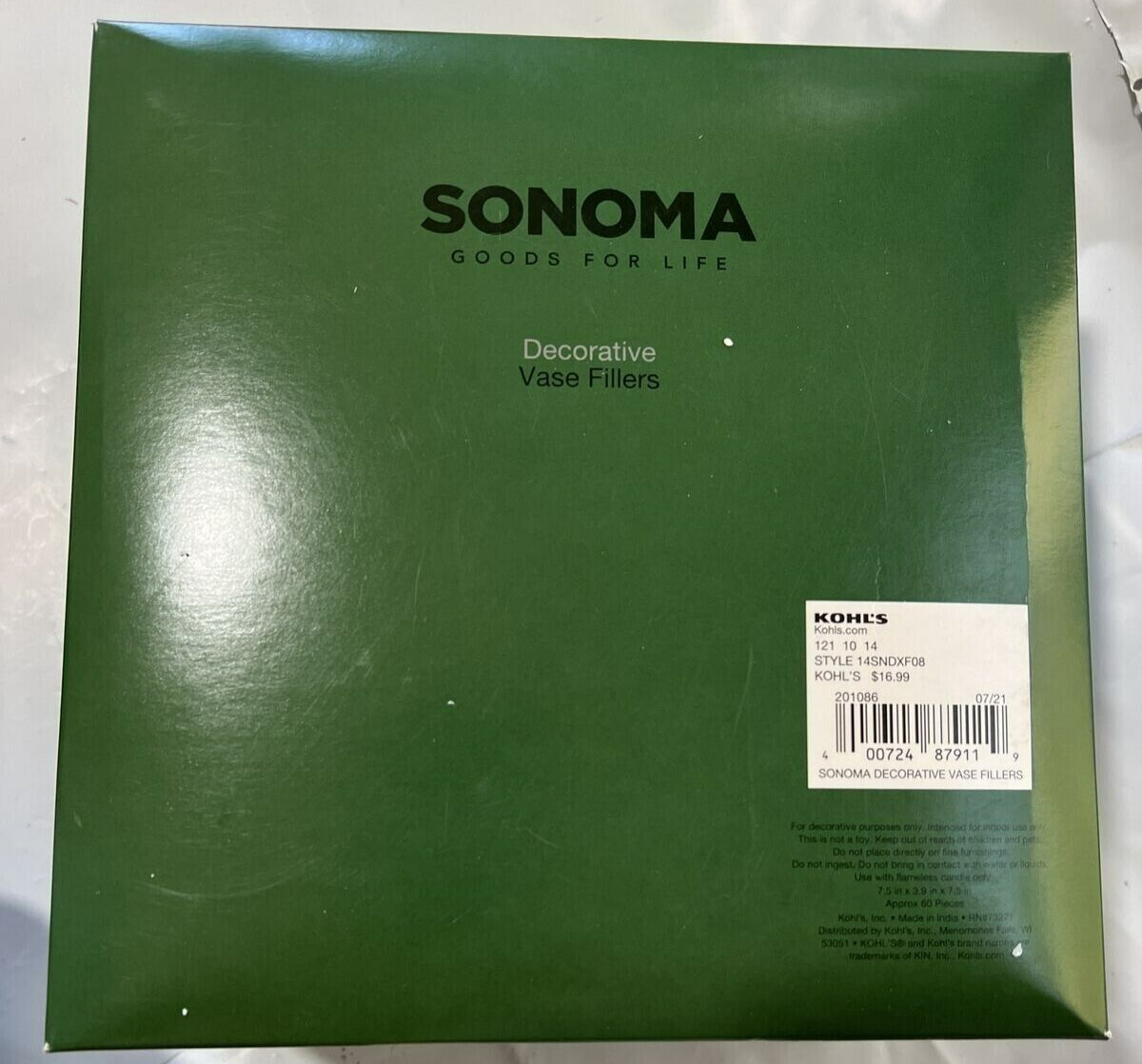 sonoma goods for life decorative base fillers