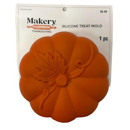 Pumpkin Silicone Treat Mold – Fall &amp; Thanksgiving Baking Mold (6" x 2")