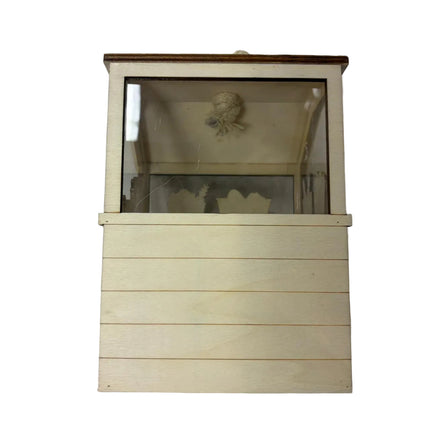 DIY Wooden Market Stand Birdhouse Kit – 7" x 5" Paintable Craft Décor