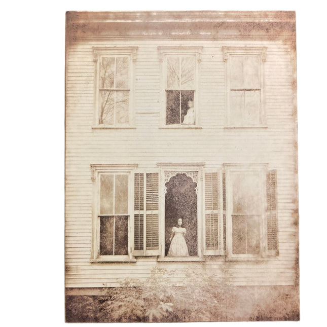 Ashland Halloween Haunted House Picture Sign 8x6in