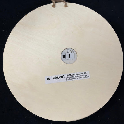 Make Market DIY LED Plywood Décor – Bunny Floral Circle (Wall‑Hangable)