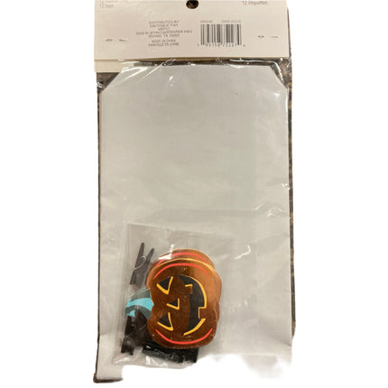 Celebrate it Halloween Treat Bags with Pins and Tags 10x5in