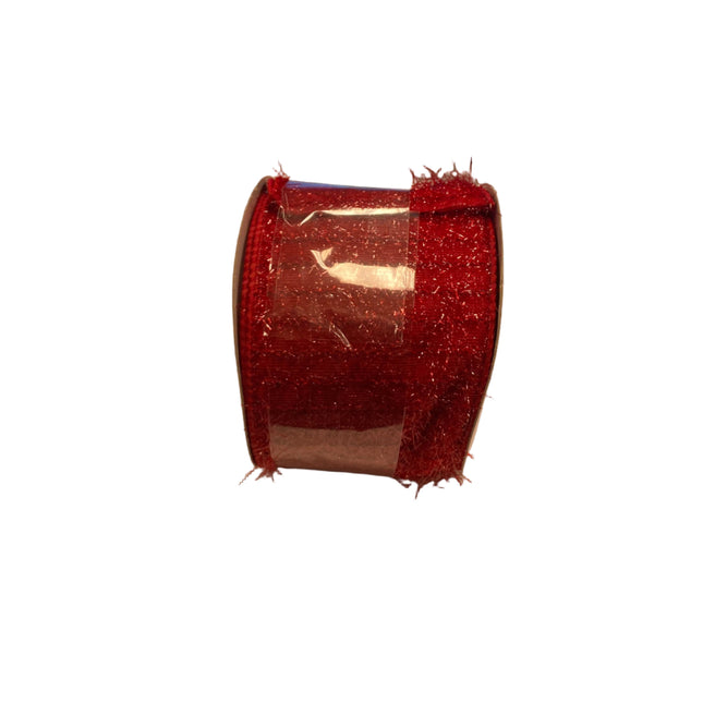 Celebrate it Christmas Red Striped Ribbon 3.5inx25ft