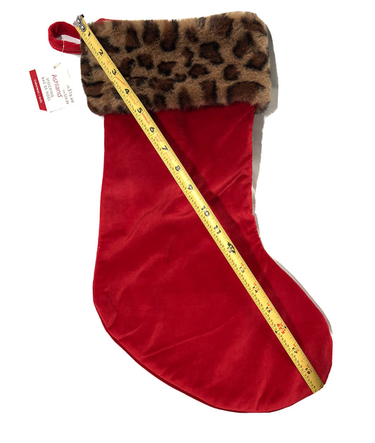 Ashland Large Stocking Cheetah Stocking Christmas