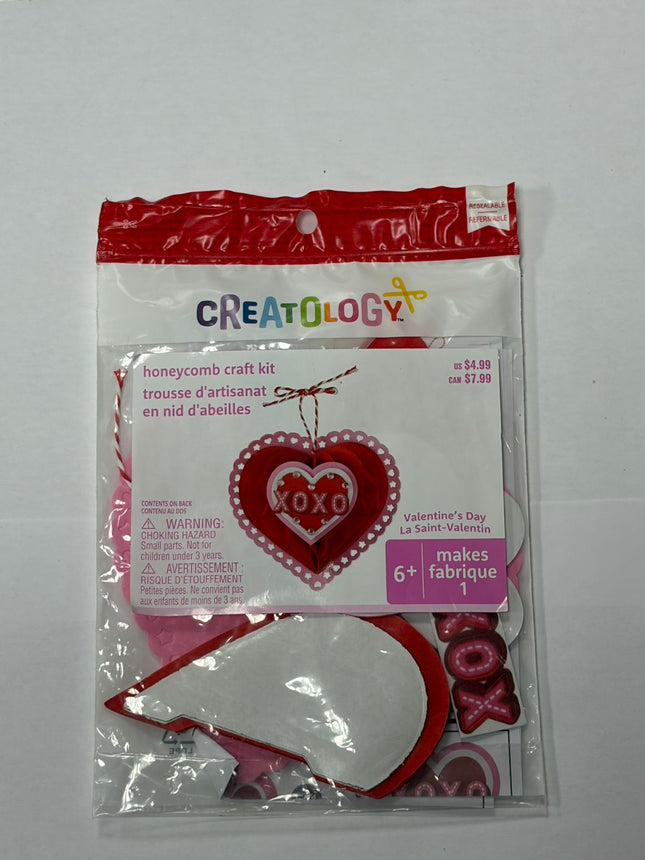 Creatology Valentine's Honeycomb Craft Kit