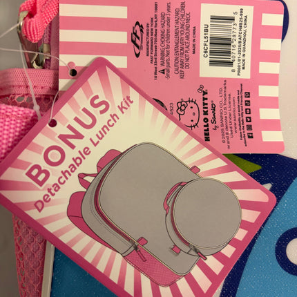 Hello Kitty Rainbow Backpack &amp; Lunch Bag Set