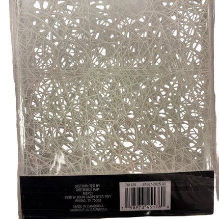 Spider Web Floral Wrapping Paper – Waterproof Bouquet Wrap (22.8" x 22.8", 12 Pack)